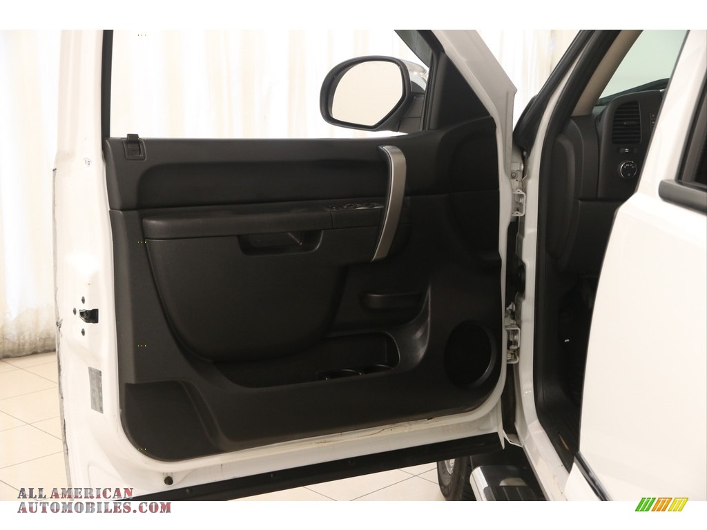 2013 Sierra 1500 SLE Extended Cab 4x4 - Summit White / Ebony photo #4
