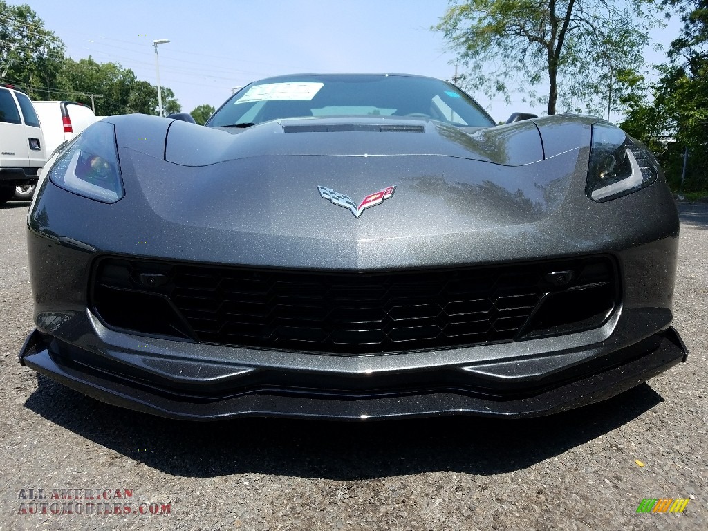 2017 Corvette Grand Sport Coupe - Watkins Glen Gray Metallic / Jet Black photo #2