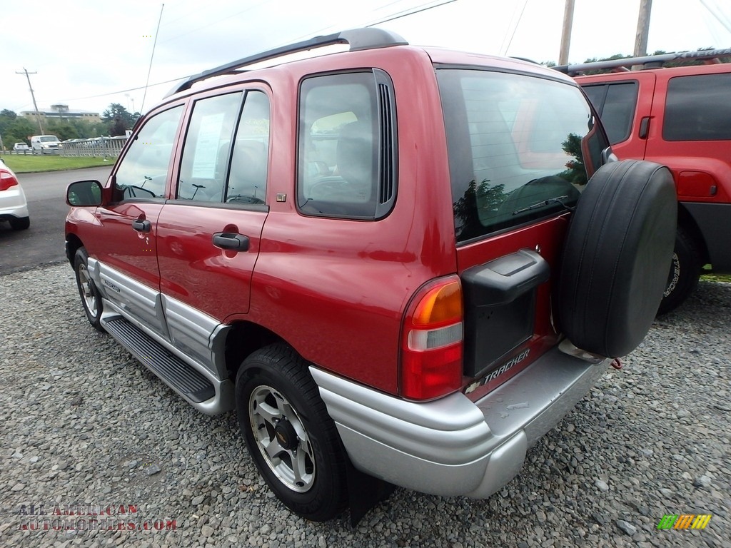 2001 Tracker LT Hardtop 4WD - Sunset Red Metallic / Medium Gray photo #2