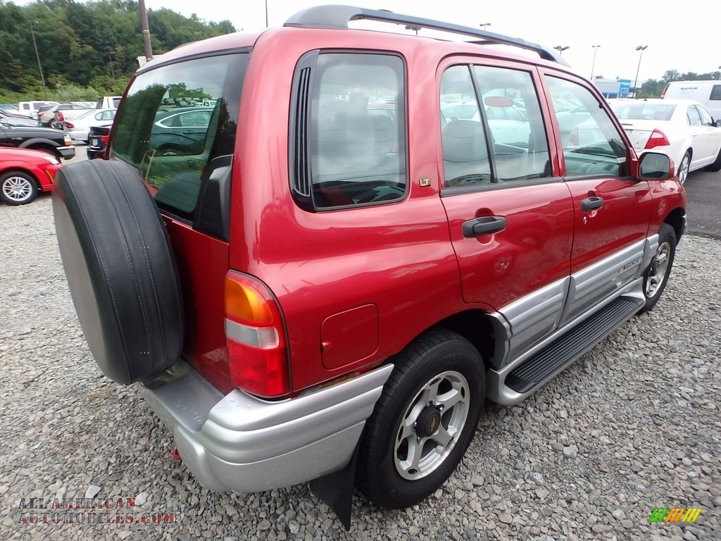 2001 Tracker LT Hardtop 4WD - Sunset Red Metallic / Medium Gray photo #4