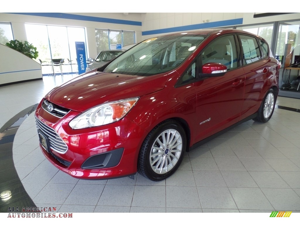 Ruby Red / Charcoal Black Ford C-Max Hybrid SE