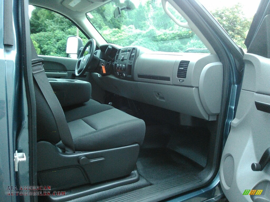 2013 Sierra 1500 Regular Cab 4x4 - Stealth Gray Metallic / Dark Titanium photo #13