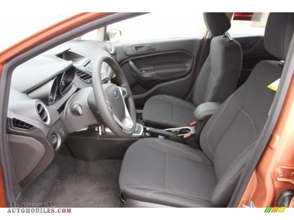 2017 Fiesta SE Hatchback - Chrome Copper / Charcoal Black photo #12