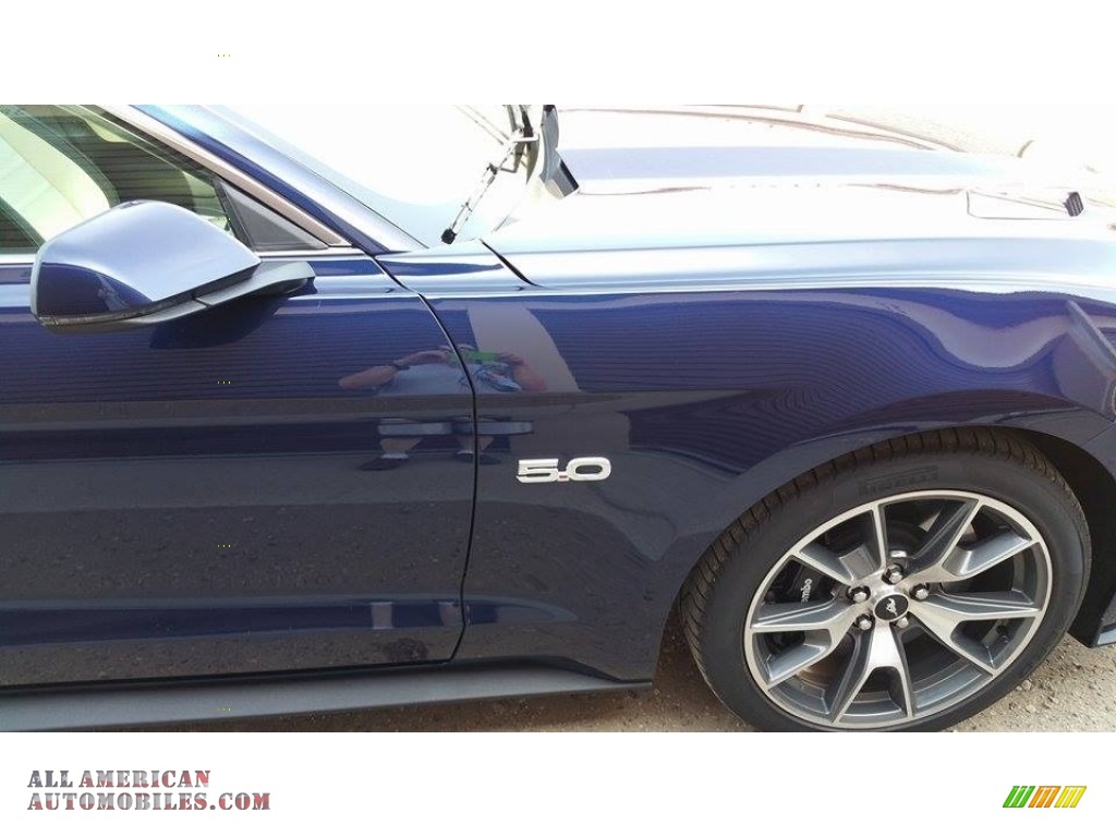 2015 Mustang 50th Anniversary GT Coupe - 50th Anniversary Kona Blue Metallic / 50th Anniversary Cashmere photo #12