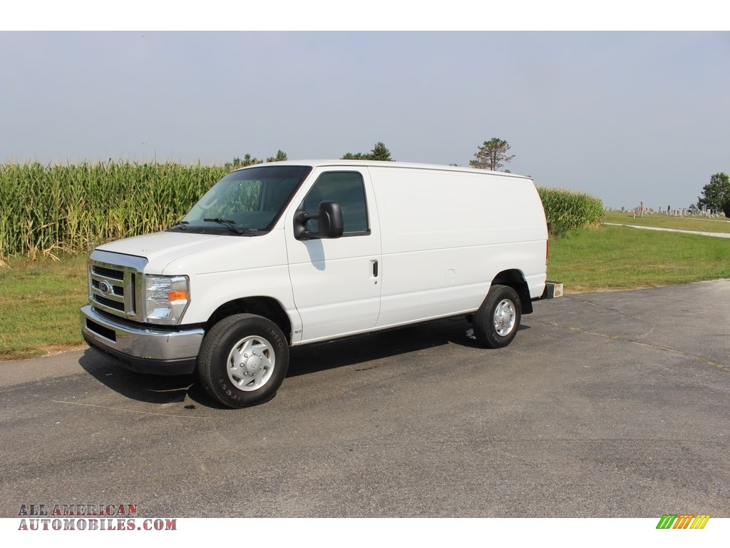 2014 E-Series Van E250 Cargo Van - Oxford White / Medium Flint photo #4