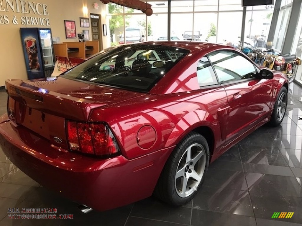 2003 Mustang Cobra Coupe - Redfire Metallic / Dark Charcoal/Medium Parchment photo #4