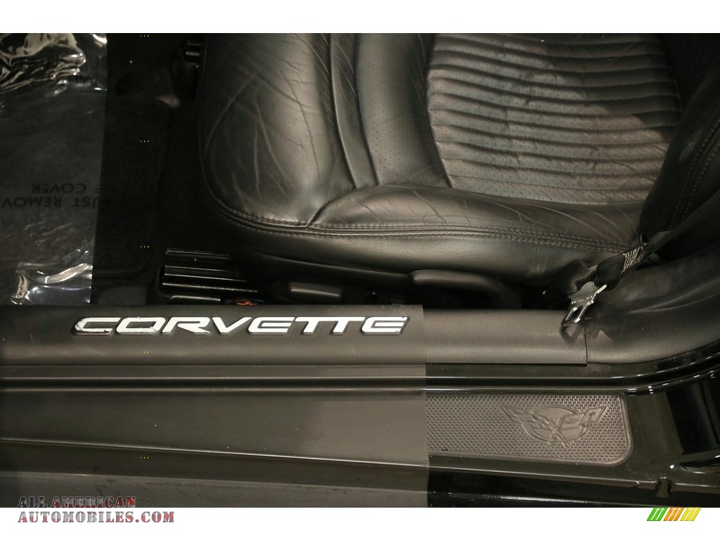 2002 Corvette Convertible - Black / Black photo #7