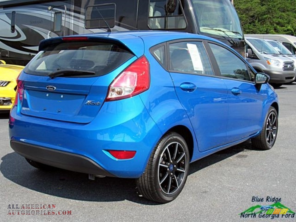 2017 Fiesta SE Hatchback - Blue Candy / Charcoal Black photo #6