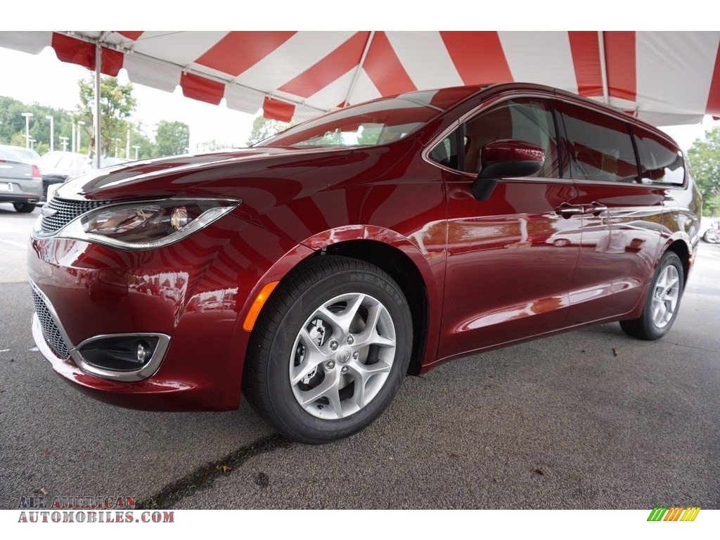 2017 Pacifica Touring L - Velvet Red Pearl / Cognac/Alloy/Toffee photo #1