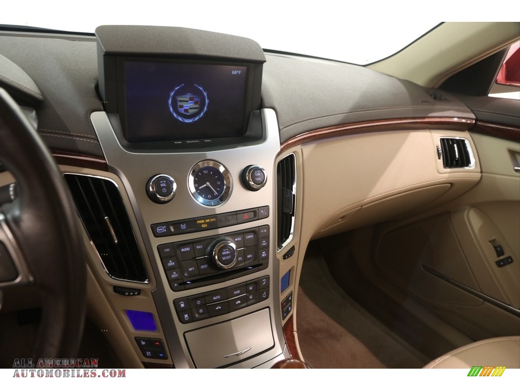 2010 CTS 4 3.6 AWD Sedan - Crystal Red Tintcoat / Cashmere/Cocoa photo #11