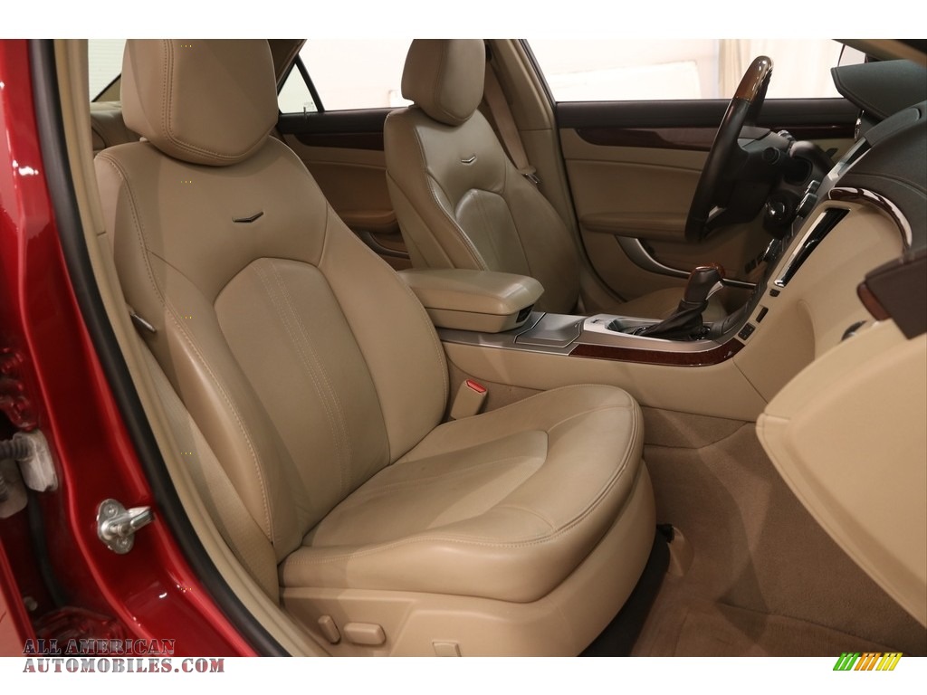 2010 CTS 4 3.6 AWD Sedan - Crystal Red Tintcoat / Cashmere/Cocoa photo #19
