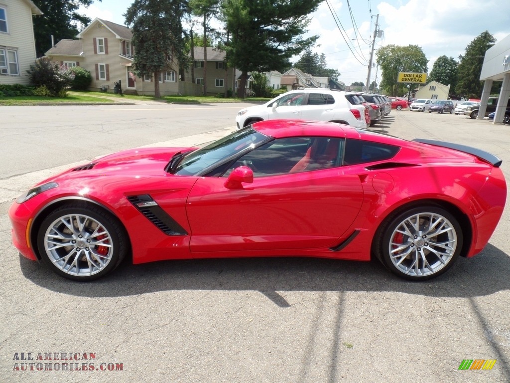 2018 Corvette Z06 Coupe - Torch Red / Adrenaline Red photo #6