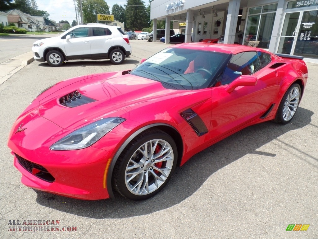 2018 Corvette Z06 Coupe - Torch Red / Adrenaline Red photo #7