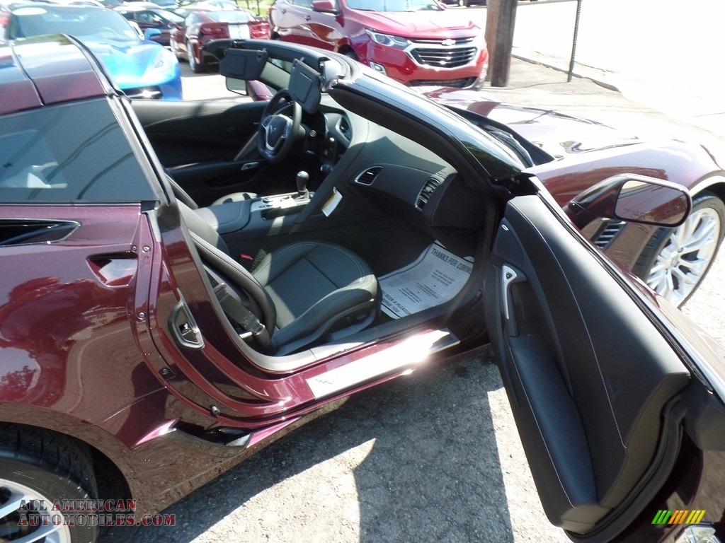 2018 Corvette Z06 Coupe - Black Rose Metallic / Jet Black photo #17