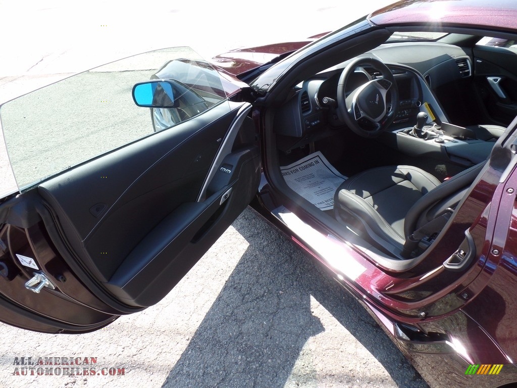 2018 Corvette Z06 Coupe - Black Rose Metallic / Jet Black photo #18