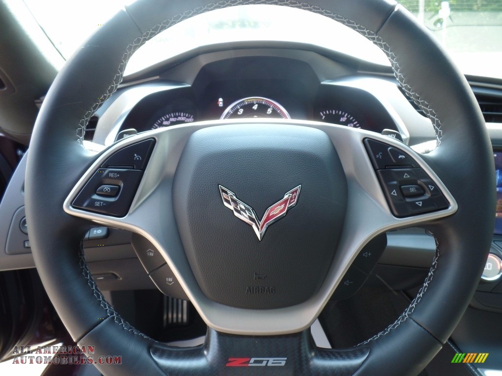 2018 Corvette Z06 Coupe - Black Rose Metallic / Jet Black photo #24