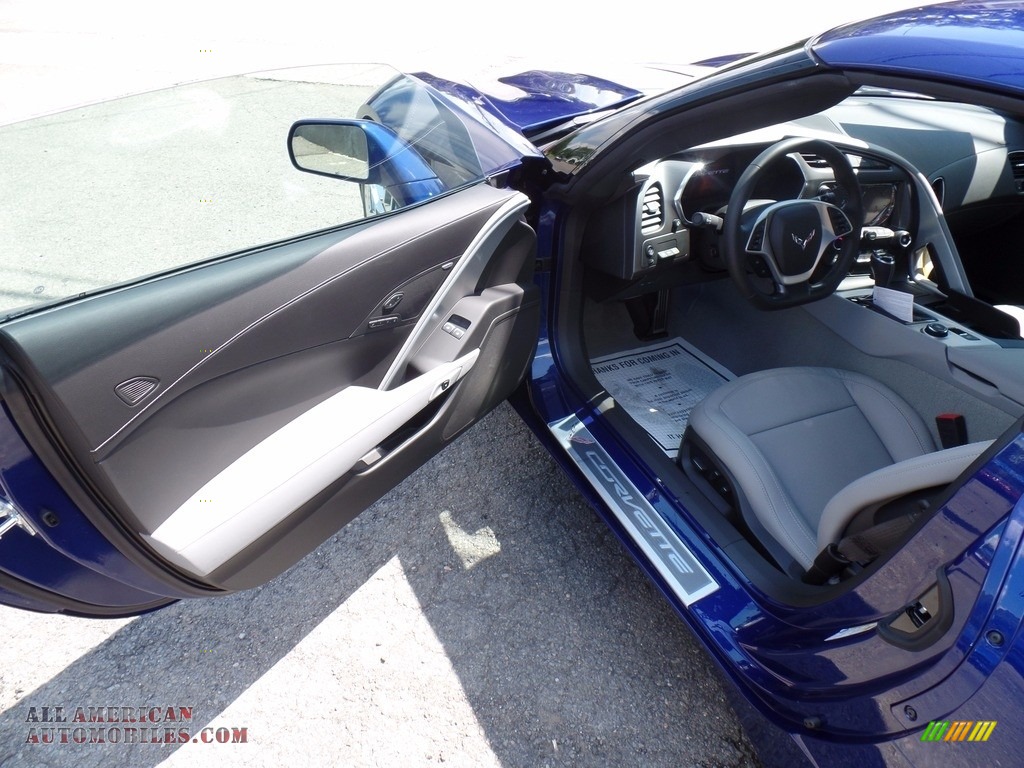 2018 Corvette Stingray Convertible - Admiral Blue Metallic / Gray photo #22