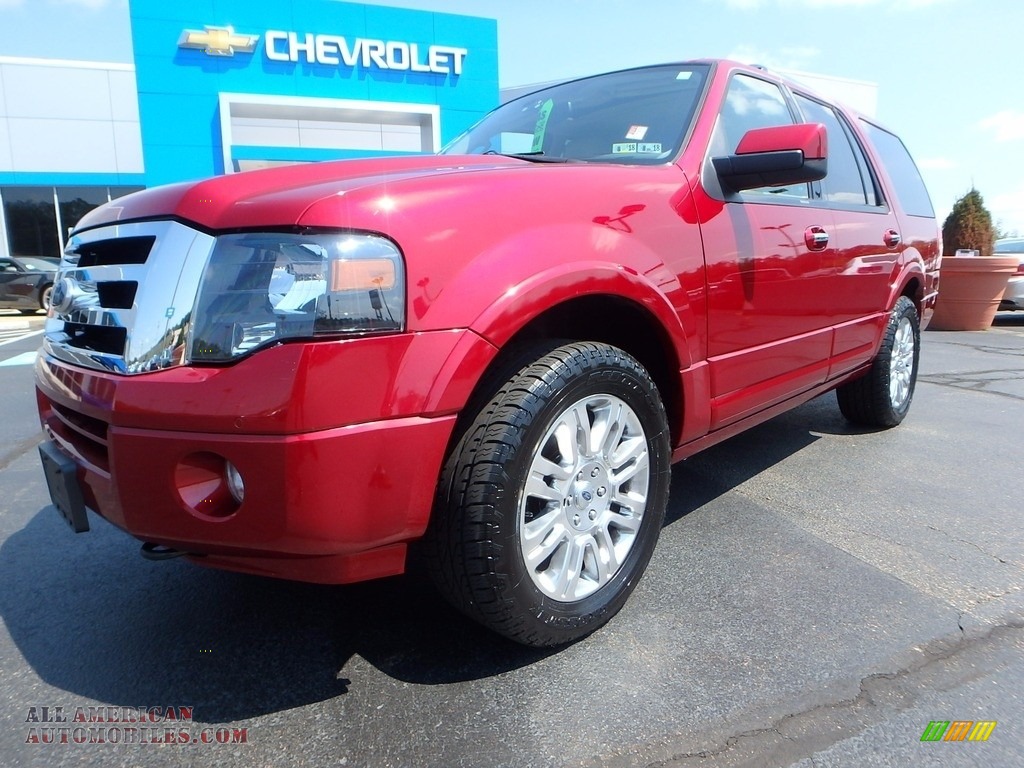2013 Expedition Limited 4x4 - Ruby Red / Stone photo #2