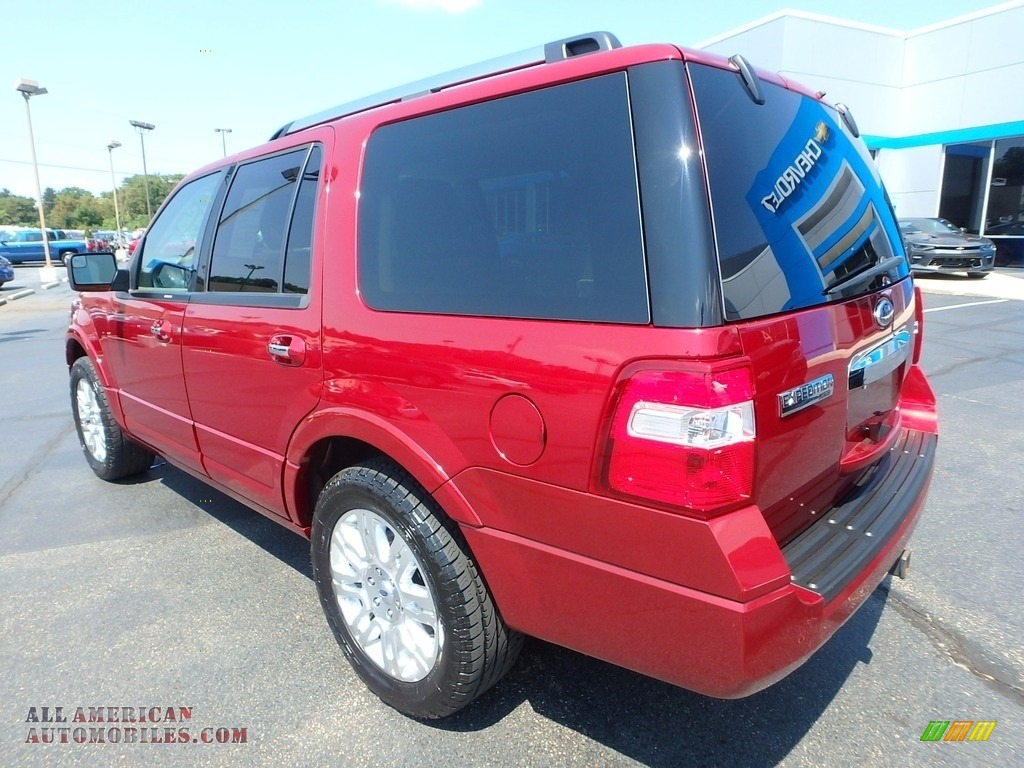 2013 Expedition Limited 4x4 - Ruby Red / Stone photo #4