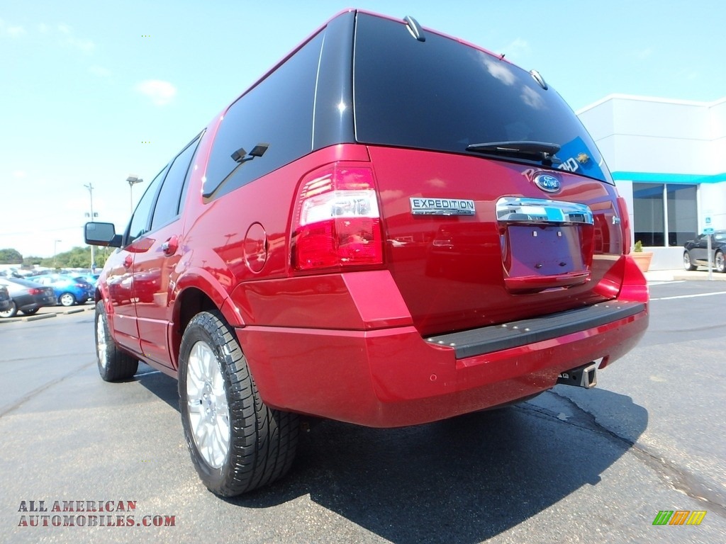 2013 Expedition Limited 4x4 - Ruby Red / Stone photo #5
