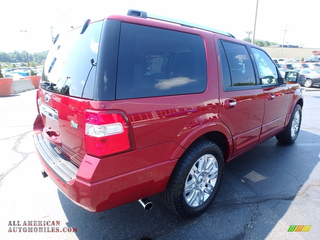 2013 Expedition Limited 4x4 - Ruby Red / Stone photo #8