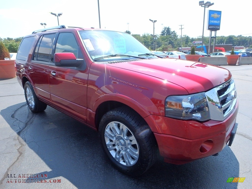 2013 Expedition Limited 4x4 - Ruby Red / Stone photo #11