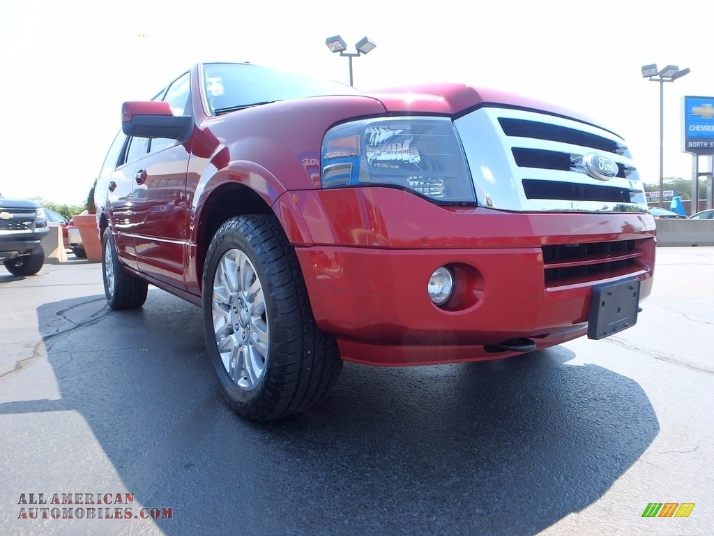 2013 Expedition Limited 4x4 - Ruby Red / Stone photo #12