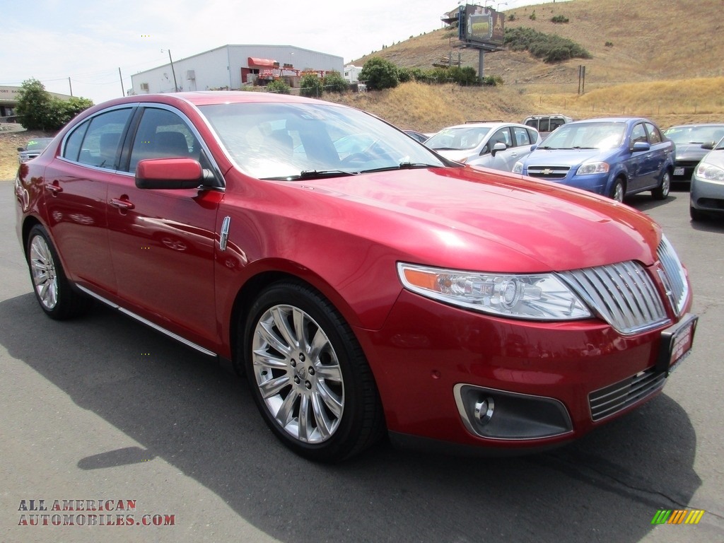 Red Candy Metallic / Charcoal Black/Fine Line Ebony Lincoln MKS EcoBoost AWD