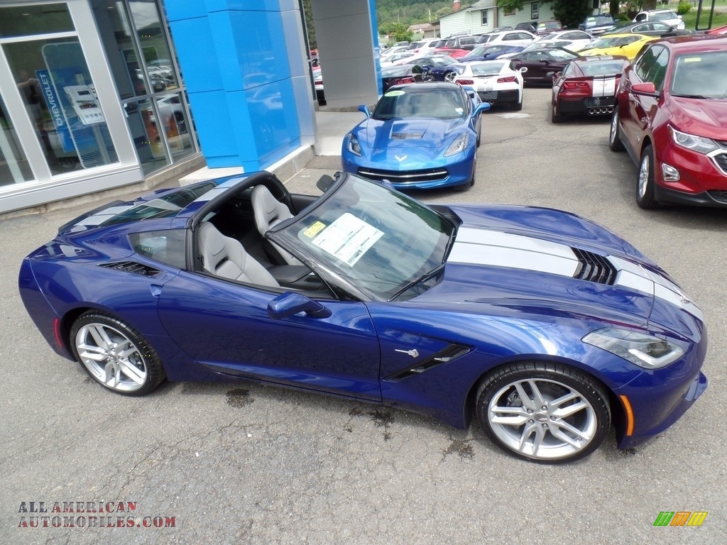 Admiral Blue Metallic / Gray Chevrolet Corvette Stingray Coupe