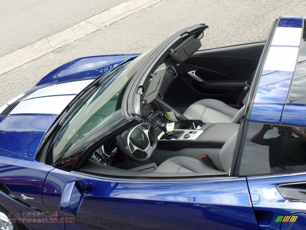 2018 Corvette Stingray Coupe - Admiral Blue Metallic / Gray photo #19