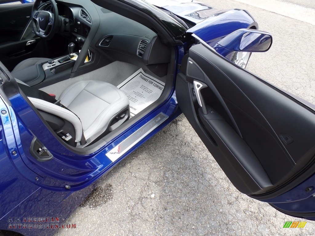2018 Corvette Stingray Coupe - Admiral Blue Metallic / Gray photo #40