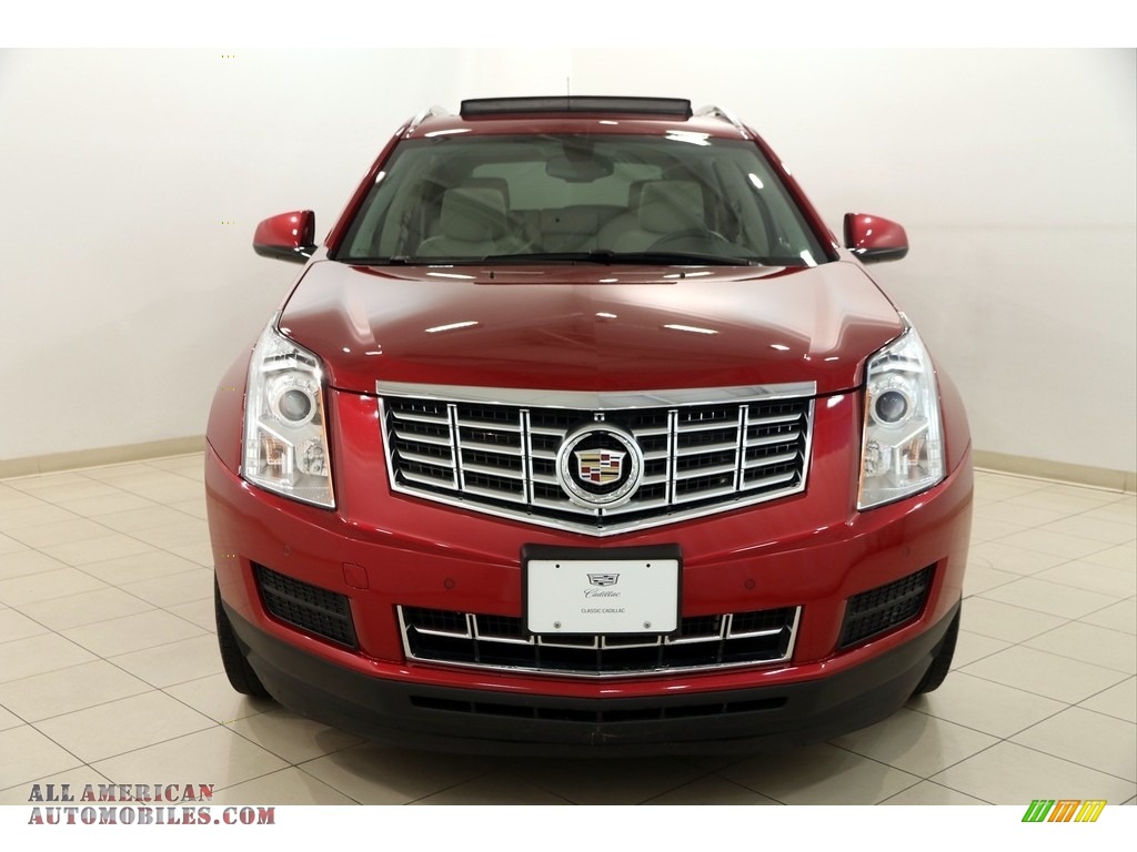 2013 SRX Luxury FWD - Crystal Red Tintcoat / Shale/Brownstone photo #2