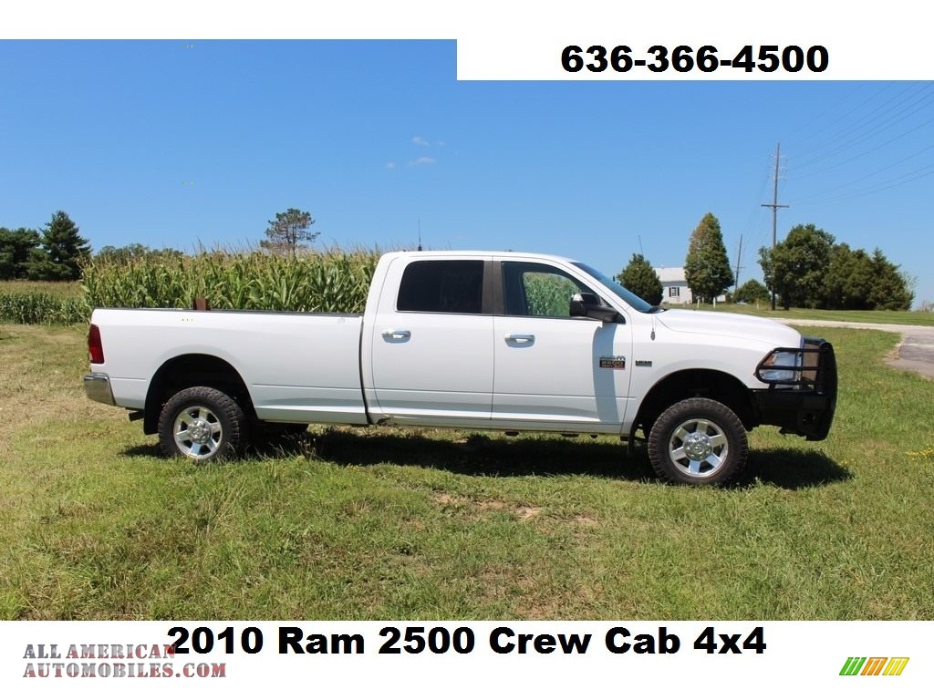 2010 Ram 2500 SLT Crew Cab 4x4 - Bright White / Dark Slate/Medium Graystone photo #1