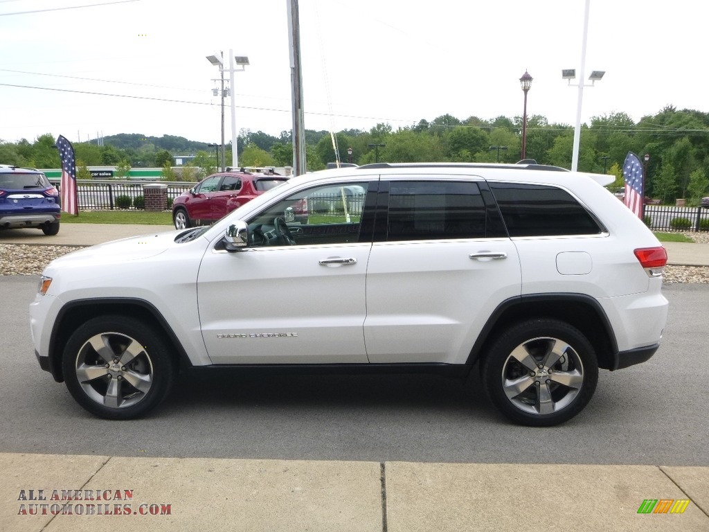 2015 Grand Cherokee Limited 4x4 - Bright White / Black/Light Frost Beige photo #6