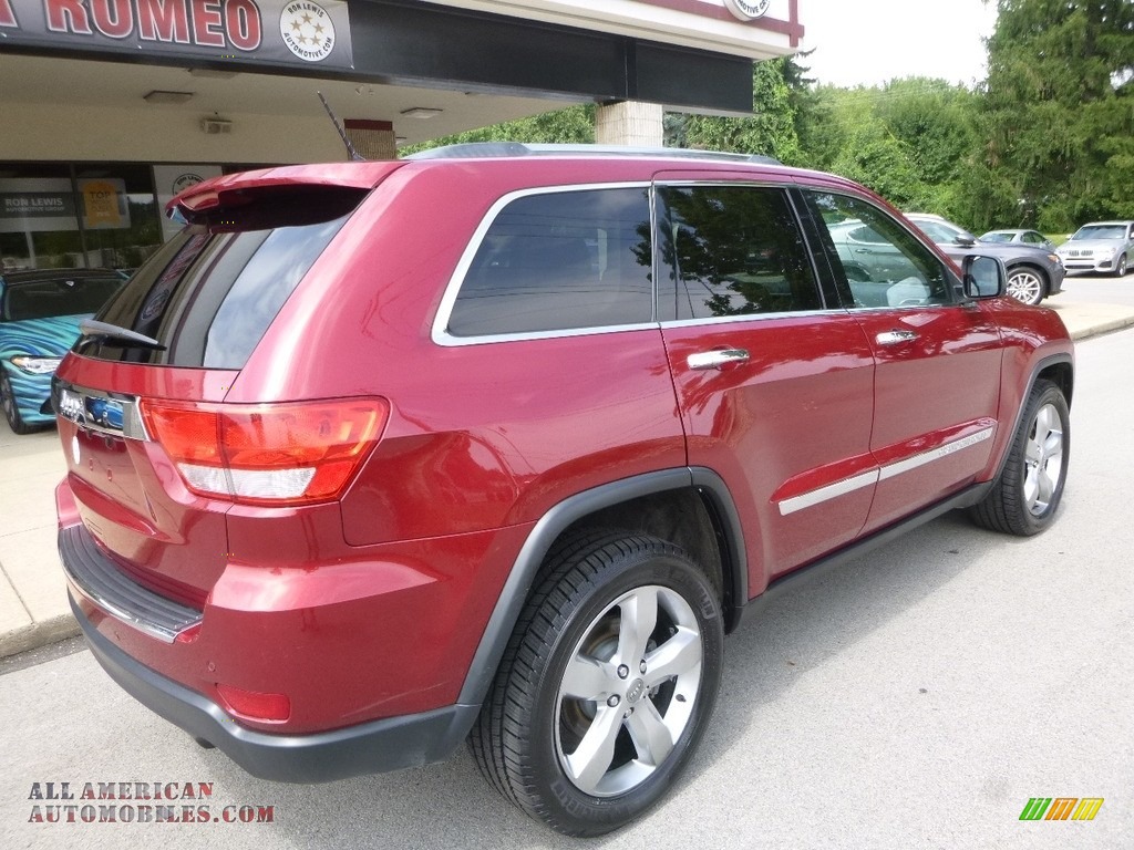 2012 Grand Cherokee Limited 4x4 - Deep Cherry Red Crystal Pearl / Black/Light Frost Beige photo #2