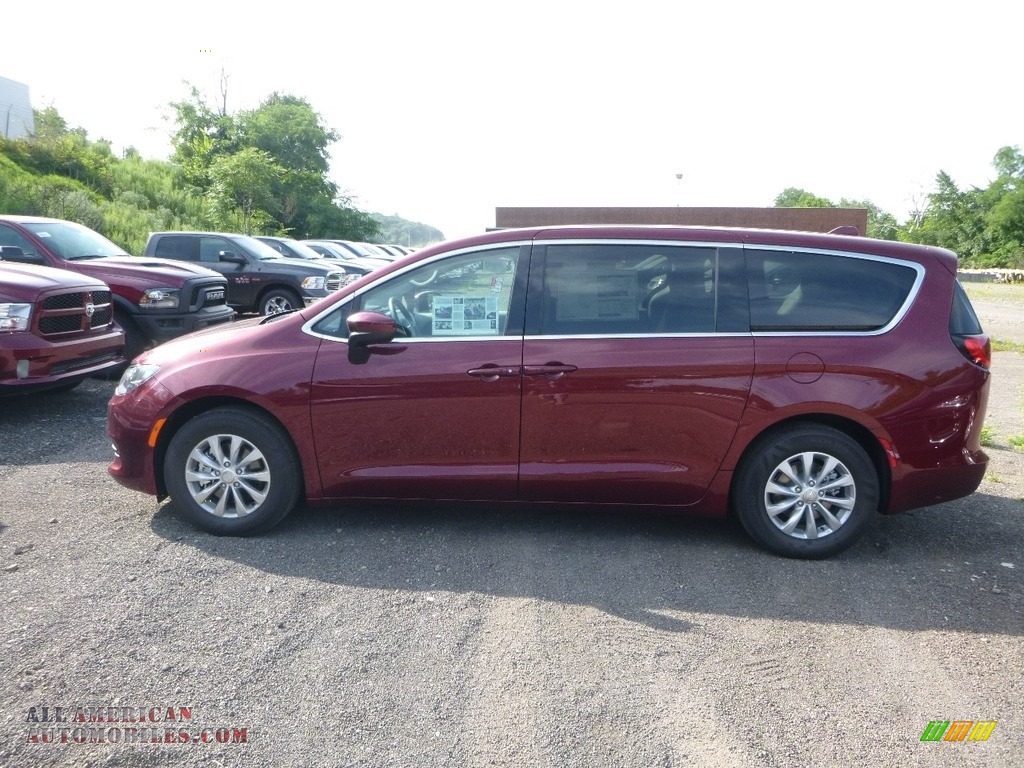 2017 Pacifica Touring - Velvet Red Pearl / Black/Alloy photo #2