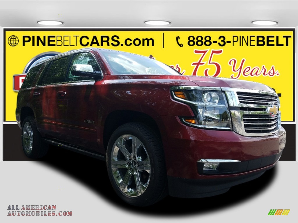 Siren Red Tintcoat / Jet Black Chevrolet Tahoe Premier 4WD