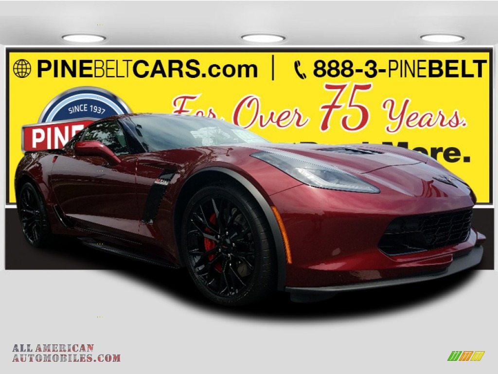 2018 Corvette Z06 Coupe - Long Beach Red Metallic Tintcoat / Jet Black photo #1