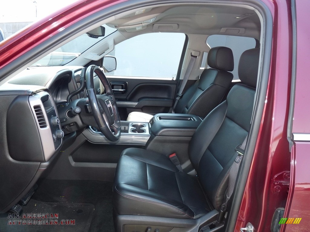 2014 Sierra 1500 SLT Double Cab 4x4 - Sonoma Red Metallic / Jet Black photo #7
