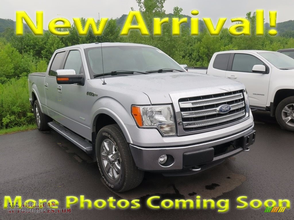 Ingot Silver Metallic / Steel Gray Ford F150 Lariat SuperCrew 4x4