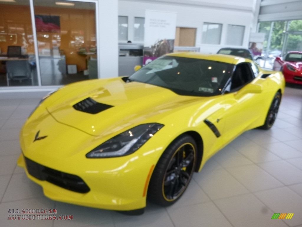 2018 Corvette Stingray Coupe - Corvette Racing Yellow Tintcoat / Jet Black photo #2
