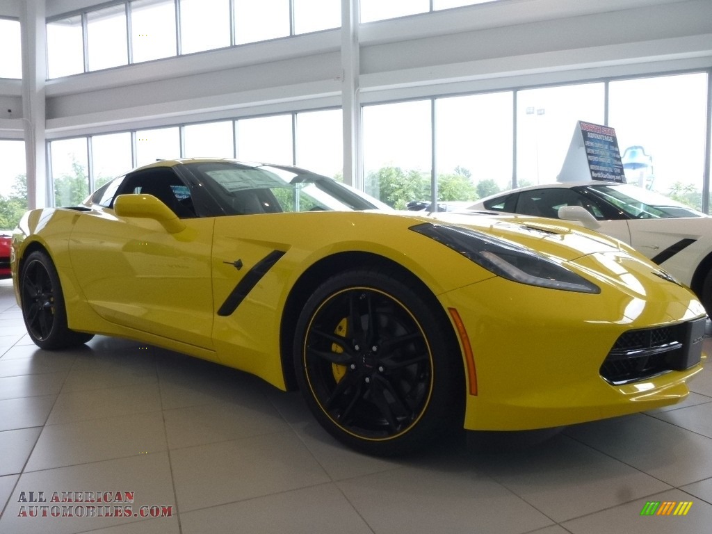 2018 Corvette Stingray Coupe - Corvette Racing Yellow Tintcoat / Jet Black photo #8
