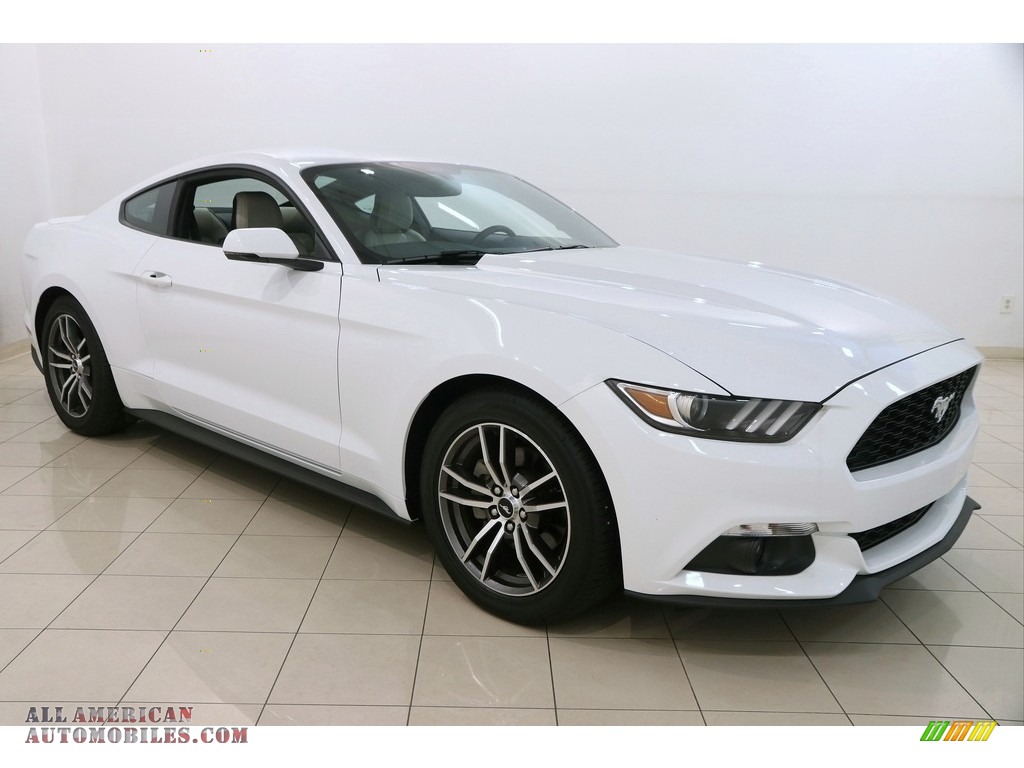 2017 Mustang Ecoboost Coupe - Oxford White / Ebony photo #1