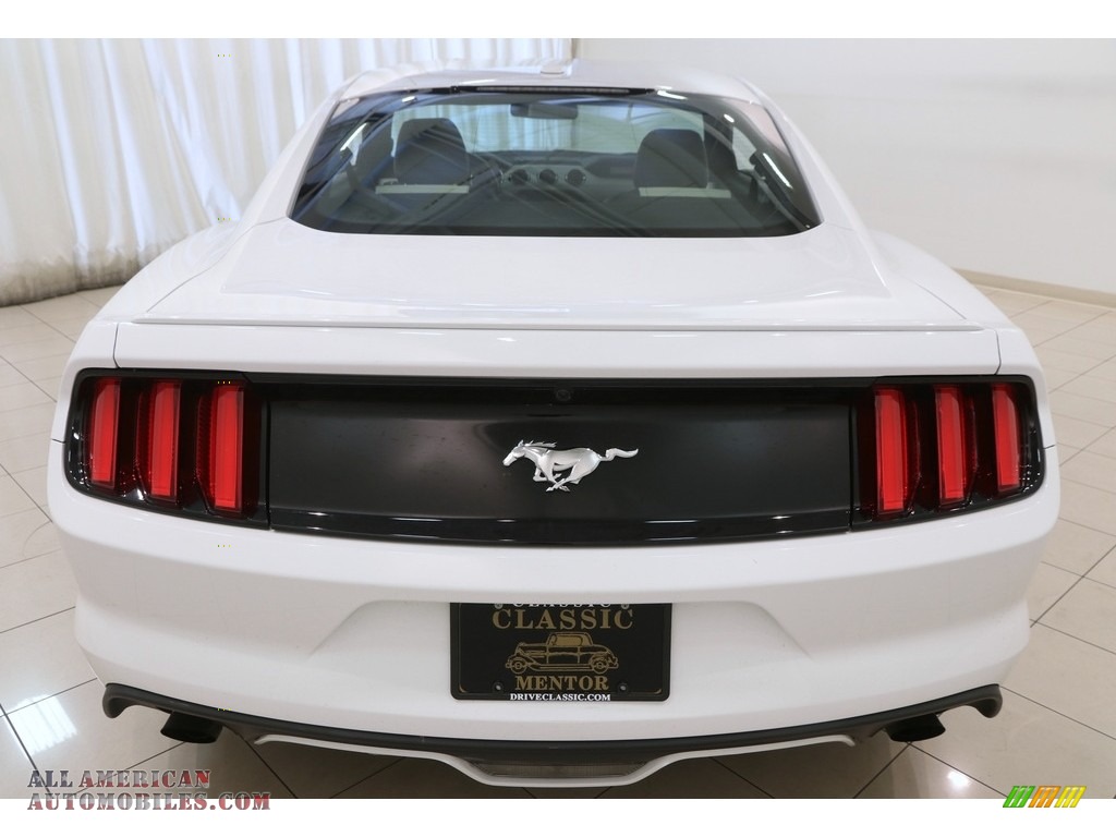 2017 Mustang Ecoboost Coupe - Oxford White / Ebony photo #22