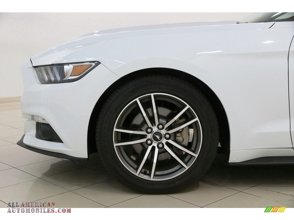 2017 Mustang Ecoboost Coupe - Oxford White / Ebony photo #24