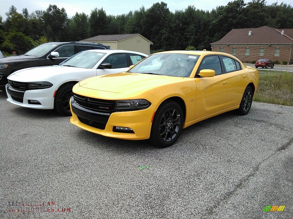 Yellow Jacket / Black Dodge Charger GT AWD