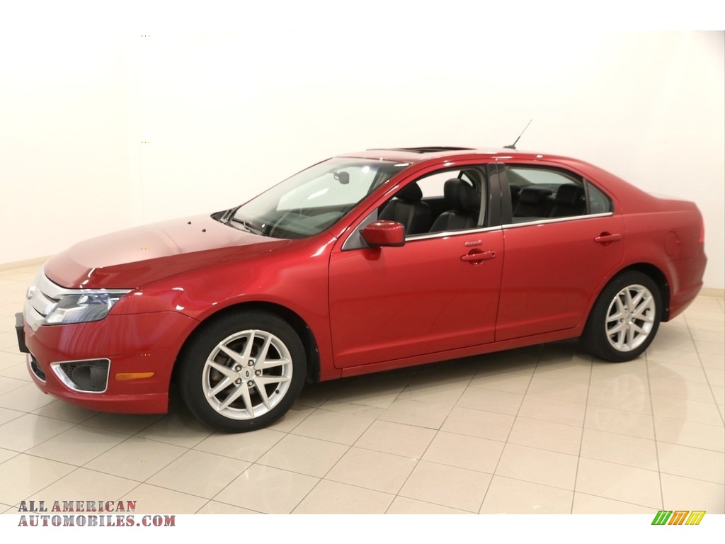 2010 Fusion SEL - Red Candy Metallic / Charcoal Black photo #3
