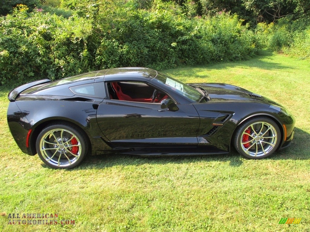 2018 Corvette Grand Sport Coupe - Black / Adrenaline Red photo #2
