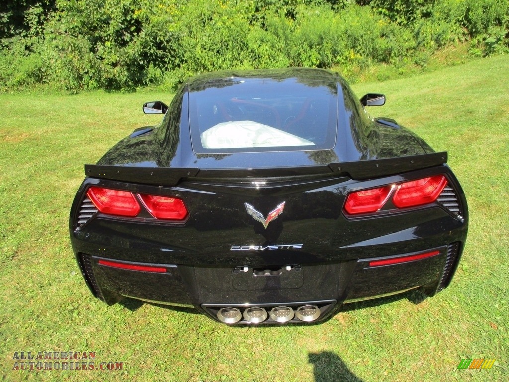 2018 Corvette Grand Sport Coupe - Black / Adrenaline Red photo #4