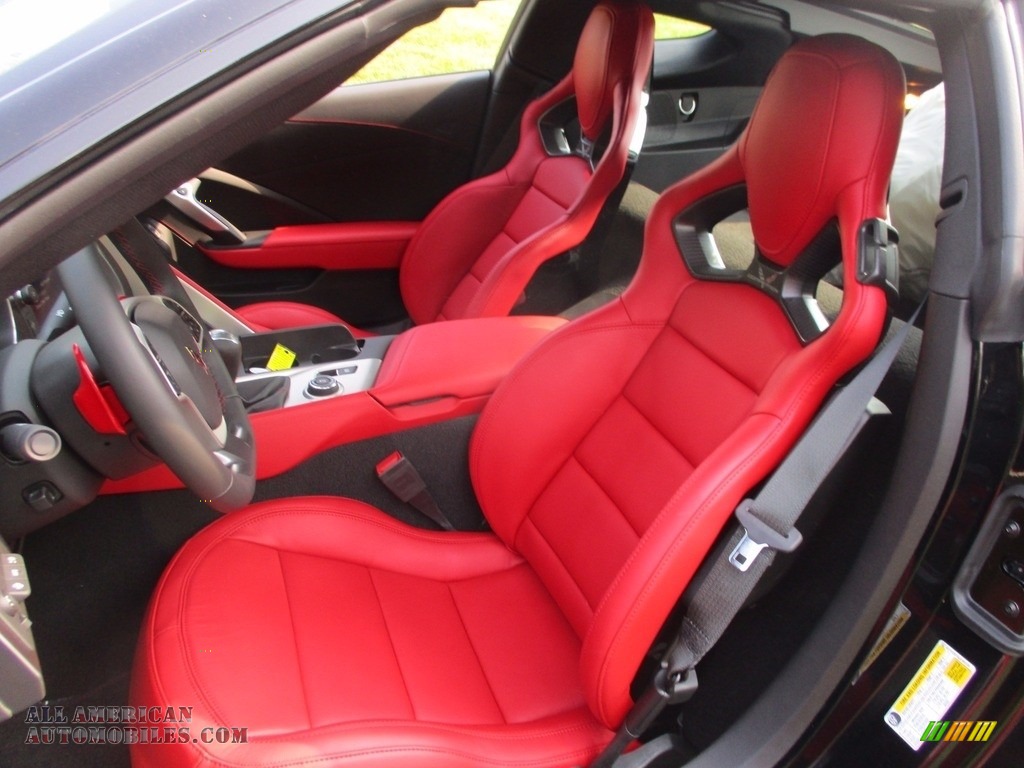2018 Corvette Grand Sport Coupe - Black / Adrenaline Red photo #20